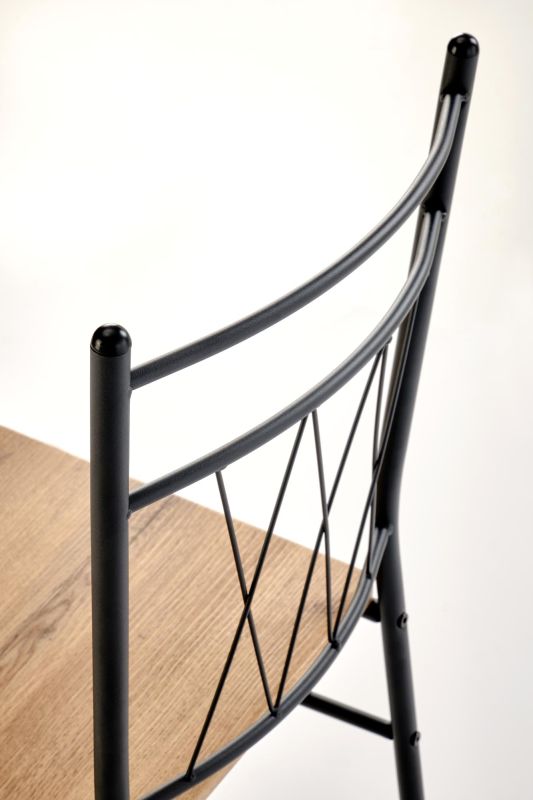 Jídelní set FAUST dub přírodní/černá