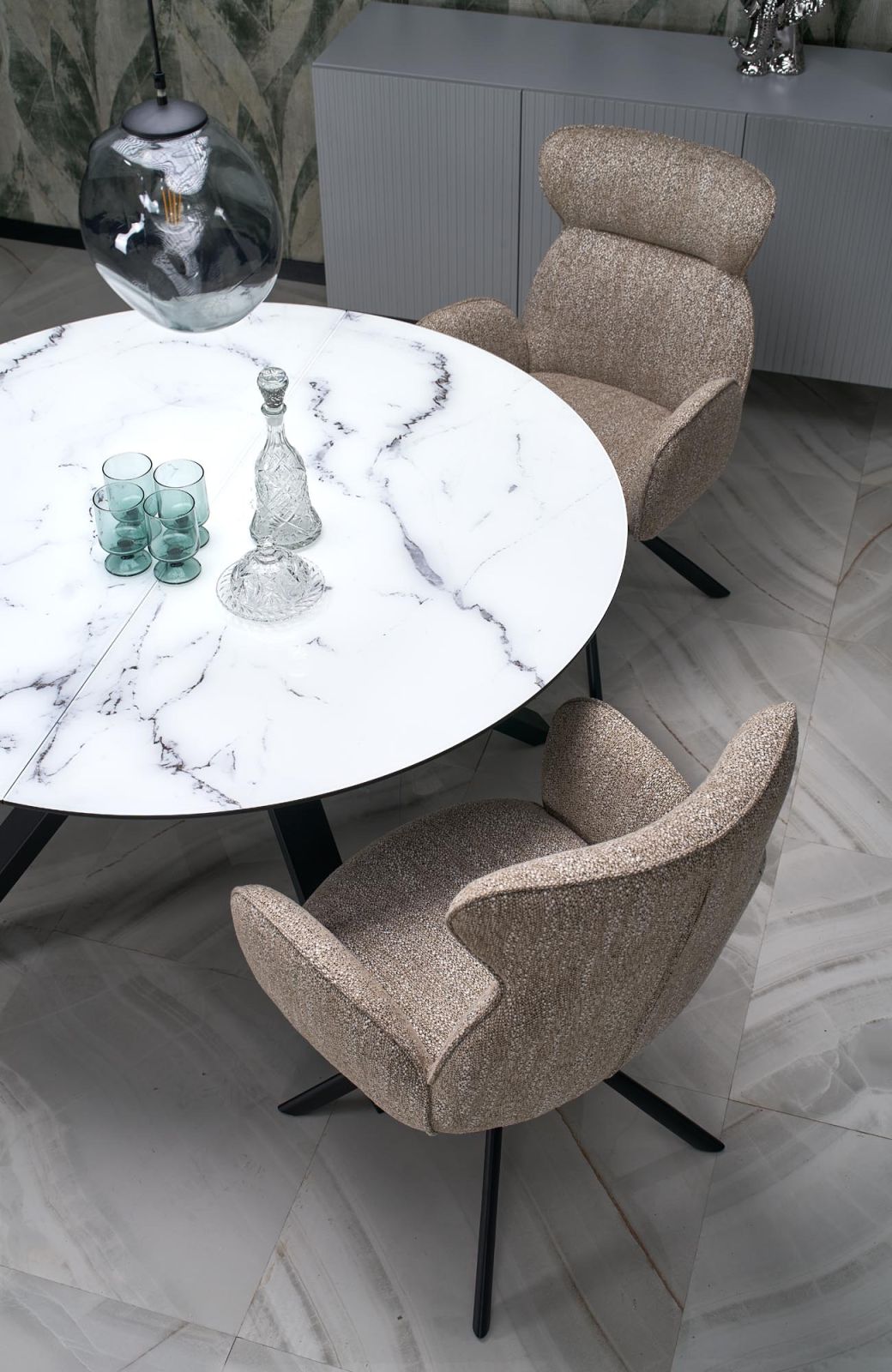 Jídelní židle K571 béžová