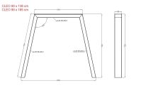 Jídelní stůl CLEO ARTISAN