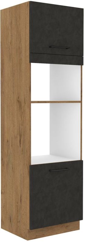 Vysoká skříň na vestavnou troubu a mikrovlnku VIGGO MATERA 60 DPM-210 2F