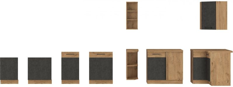 Dvířka na myčku VIGGO MATERA ZM 713 x 596