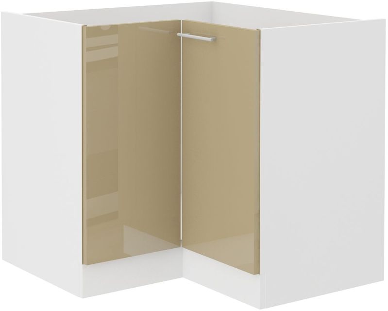 Spodní rohová skříňka LARA CAPPUCINO 90x90 ND 1F BB