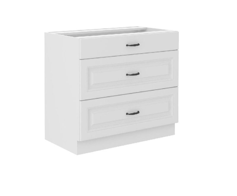 Spodní zásuvková skříňka STILLO BÍLÁ 80 D 3S BB