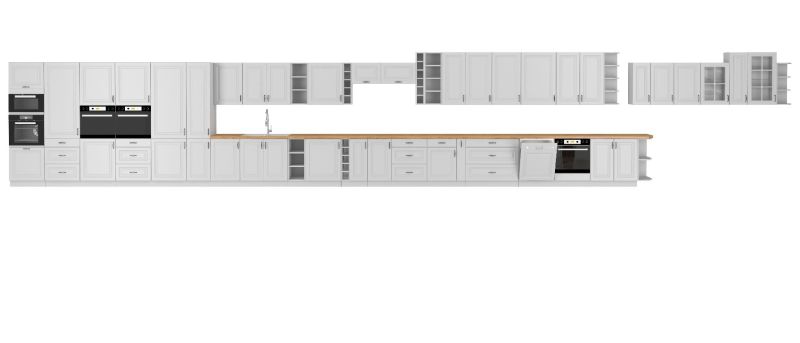 Spodní skříňka na vestavnou troubu STILLO BÍLÁ 60 D GAZ BB