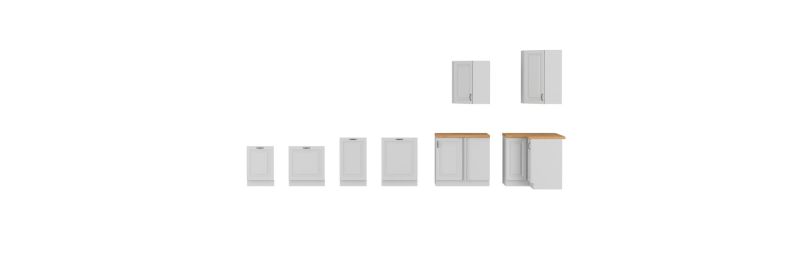 Dvířka na myčku STILLO BÍLÁ ZM 713 x 446