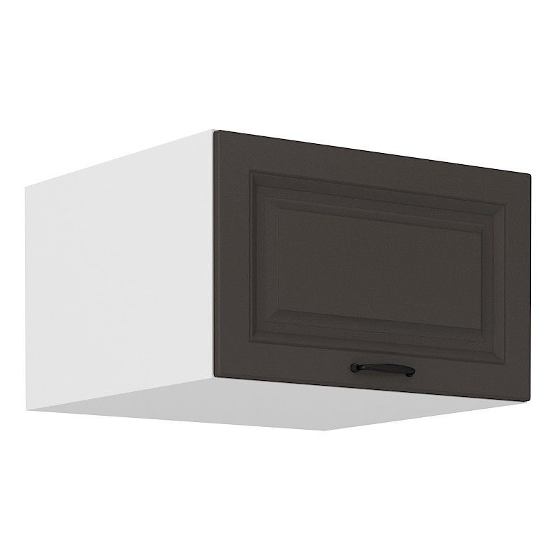 Hluboká horní výklopná skříňka STILLO GRAPHITE / BÍLÁ  60 NAGU-36 1F