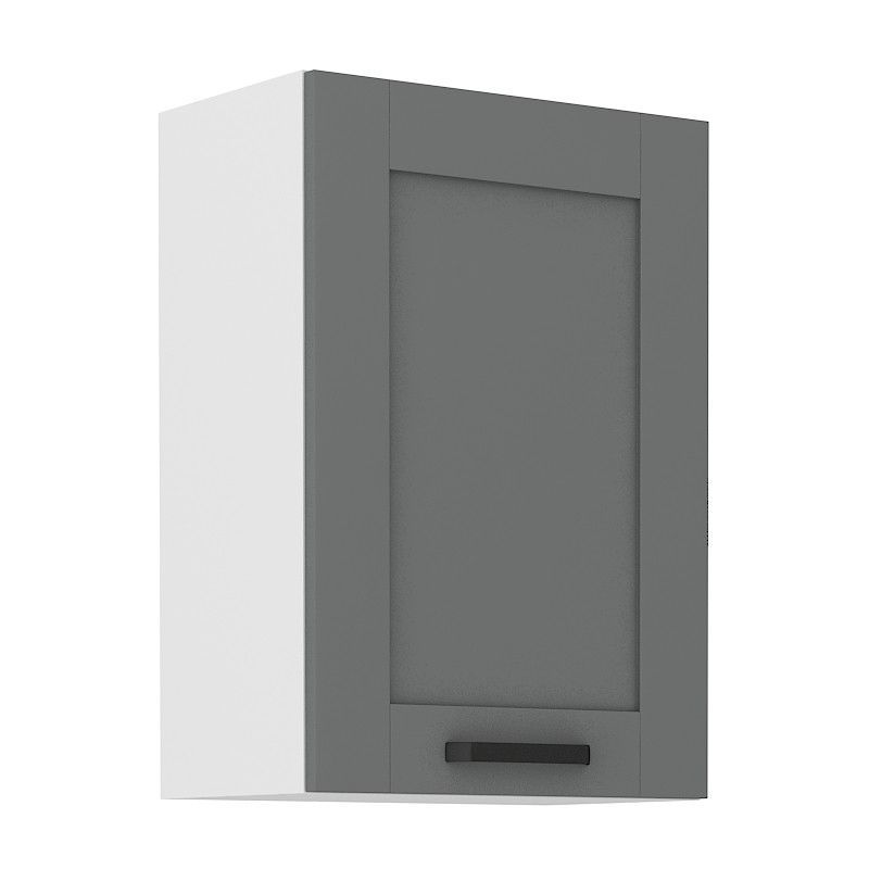 Horní skříňka LUNNA TMAVĚ ŠEDÁ / BÍLÁ 60 G-72 1F