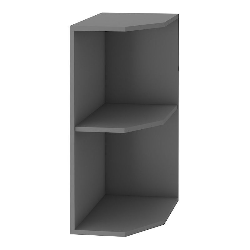 Spodní zakončovací regál ANTRACIT 30 D ZAK BB