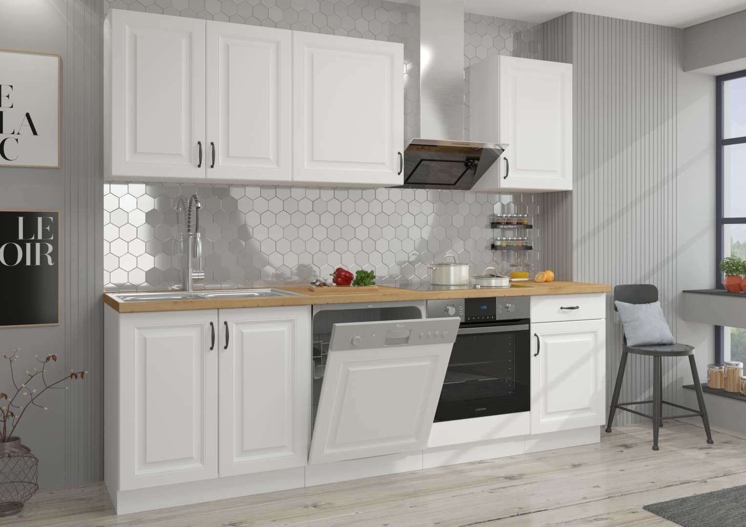 Kuchyňská linka STILLO Bílá II.