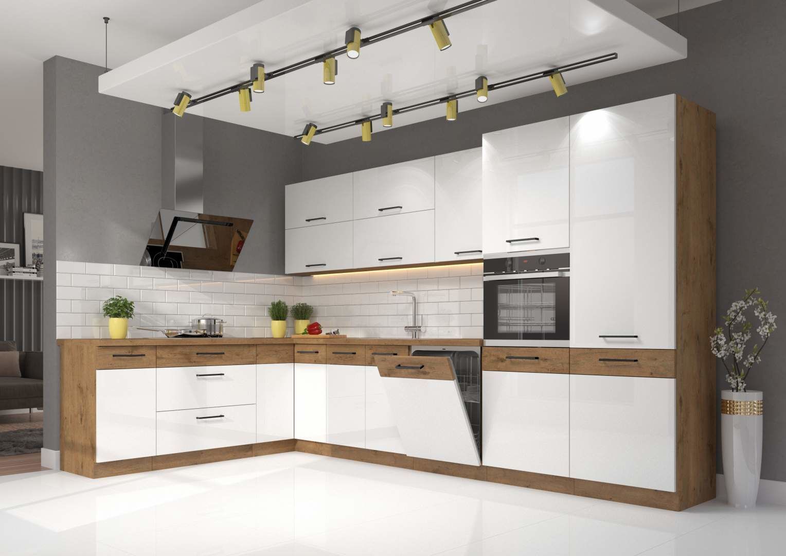 Kuchyňská linka VIGGO BÍLÁ 7