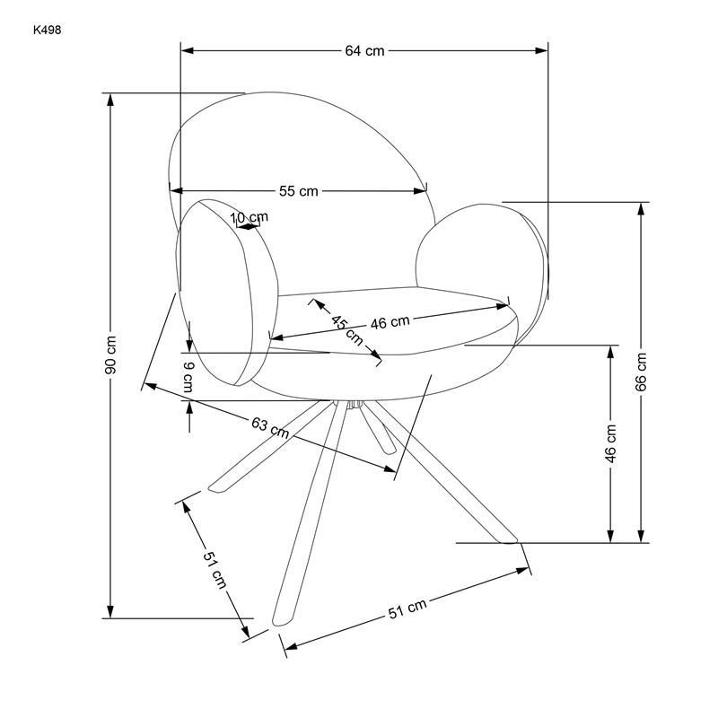 Jídelní židle K498