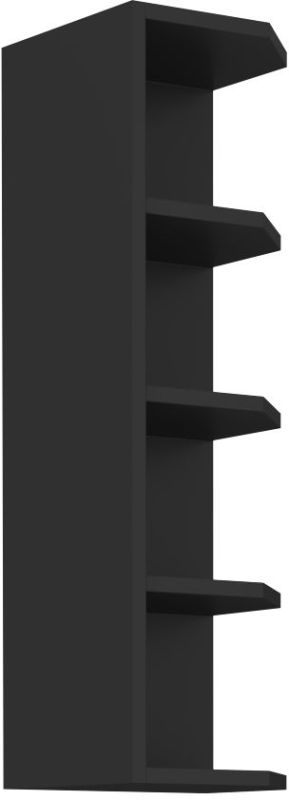 Horní zakončovací regál Černý Mat 30 G-90 ZAK