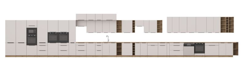 Spodní zásuvková skříňka SOLEA 80 D 3S BB