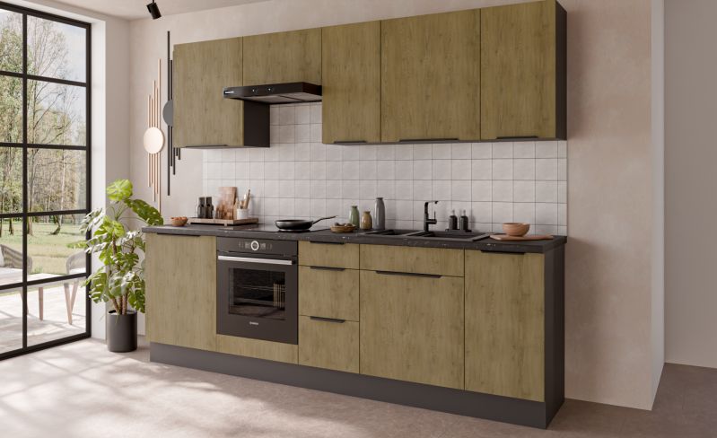 Kuchyňská linka CREMONA ANTRACIT