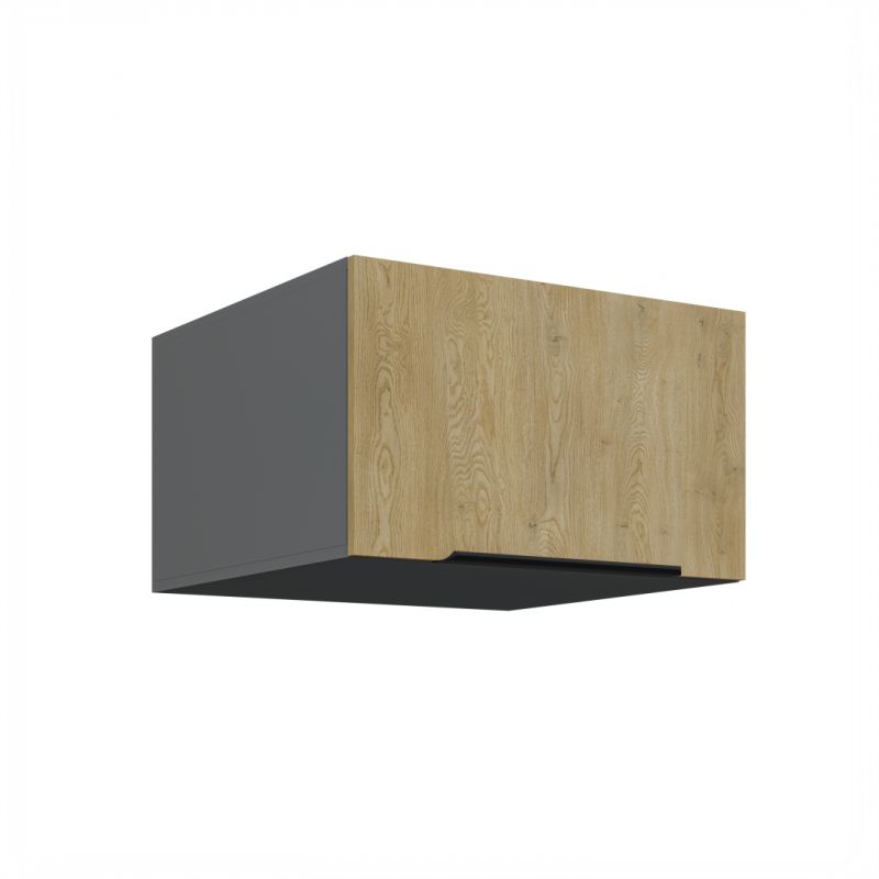 Nízká horní výklopná skříňka CREMONA ANTRACIT 60 NAGU-36 1F