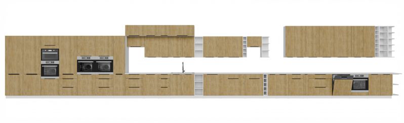 Spodní zásuvková skříňka CREMONA 80 D 3S BB