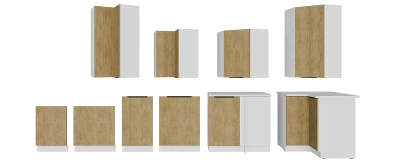 Dřezová skříňka s šuplíkem na koš CREMONA 60 ZL 1S BB