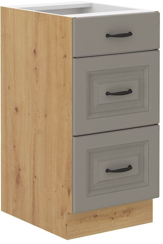 Spodní skříňka STILLO SVĚTLE ŠEDÁ / ARTISAN 40 D 3S BB