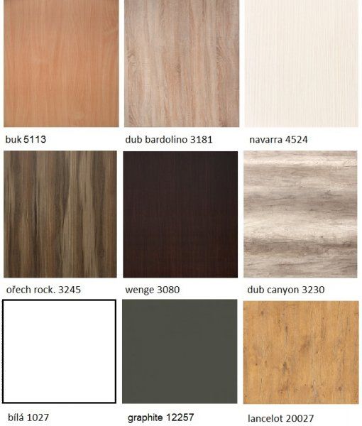 Horní skříňka otevírací REA ALFA 72/60