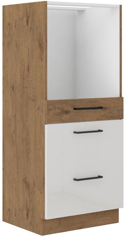 Skříň na vestavnou troubu se šuplíky VIGGO BÍLÁ 60 DPS-145 3S BB