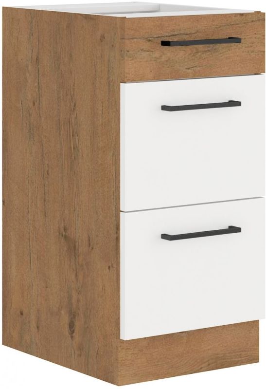 Spodní zásuvková skříňka VIGGO BÍLÁ 40 D 3S BB