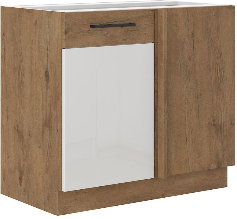 Spodní skříňka rohová VIGGO BÍLÁ 105 DN 1F BB