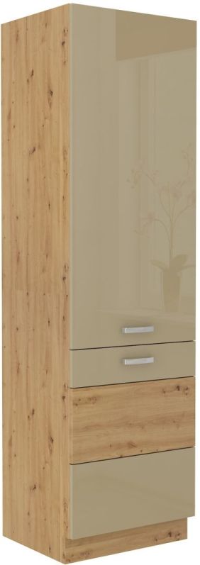 Vysoká skříň na lednici ARTTISAN CAPPUCINO 60 LO-210 2F