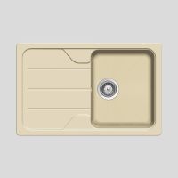 Granitový dřez s odkapem SIMPLA 45S