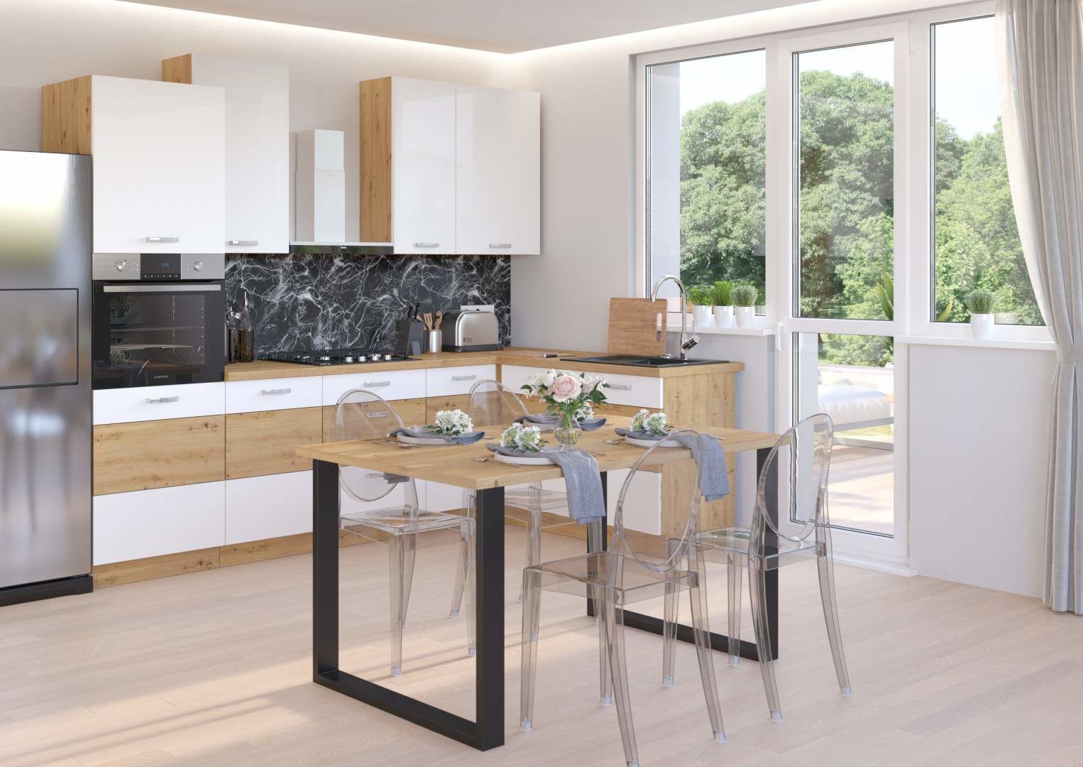 Jídelní stůl DUB ARTISAN I