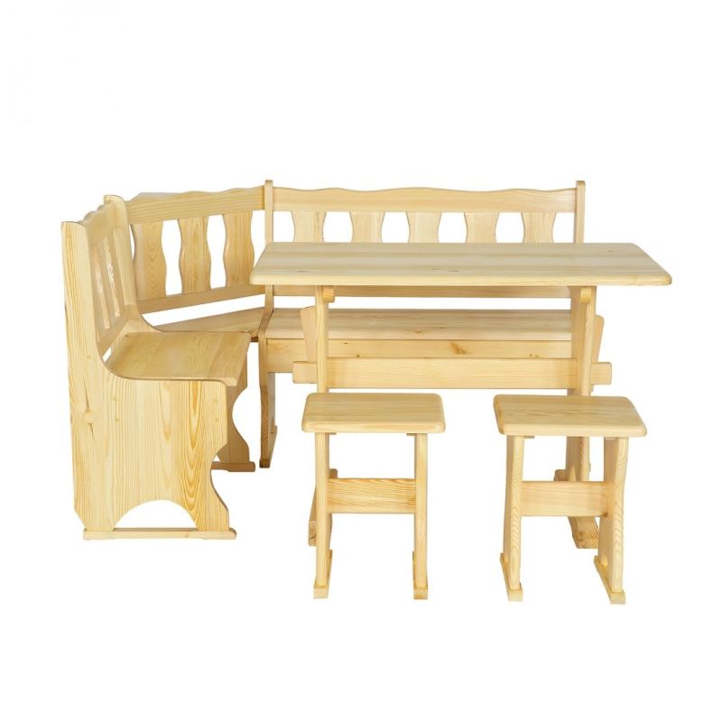 Jídelní set s rohovou lavicí I