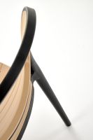 Jídelní židle K529 černá/přírodní