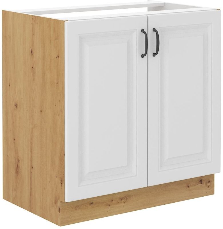 Spodní dřezová skříňka STILLO BÍLÁ / ARTISAN 80 ZL 2F BB