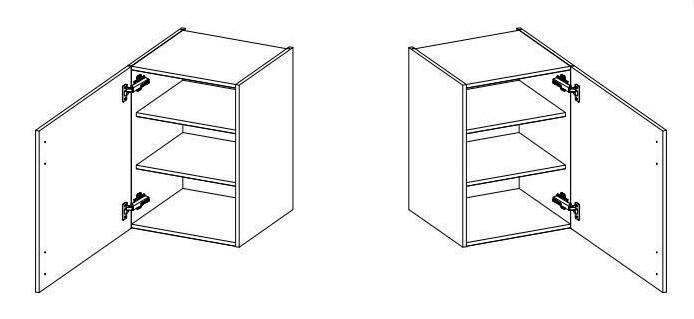 Horní skříňka STILLO BÍLÁ / ARTISAN 30 G-72 1F